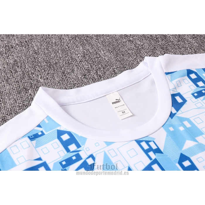 Chandal del Olympique Marsella Manga Corta 2020-2021 Blanco